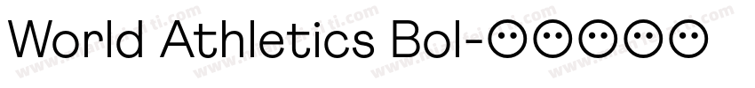 World Athletics Bol字体转换